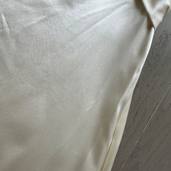 Reformation VERIA White Ivory Silk Halter Gown Dress Wedding Gown 2 - with tags - Picture 9 of 16